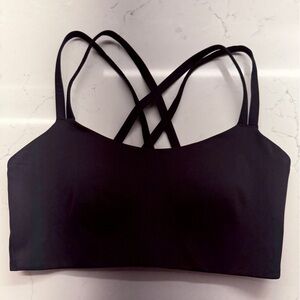 Savage X Fenty Black Strappy Sports Bralette Plus Size 1X/16/18